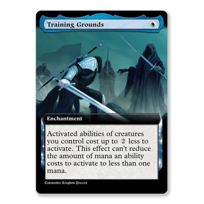 Training Grounds | Box Topper Custom MTG Proxy Card