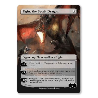 Ugin, the Spirit Dragon | Box Topper Custom MTG Proxy Card