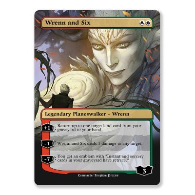 Wrenn and Six PW | Box Topper Custom MTG Proxy Card
