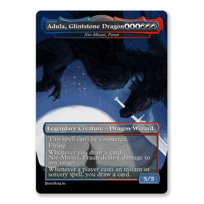 Niv-Mizzet Parun | Dark Souls | Full Art Custom MTG Proxy Card