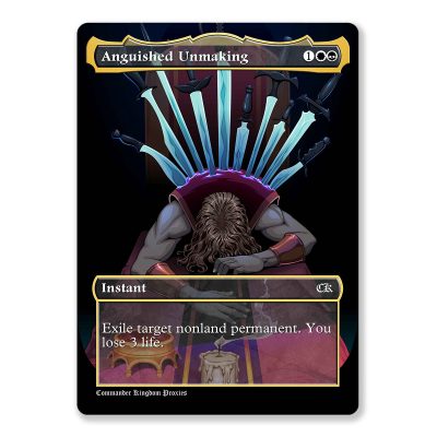 Anguished Unmaking | Full Art Custom MTG Proxy Card
