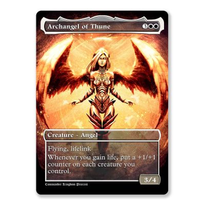 Archangel of Thune | Full Art Custom MTG Proxy Card