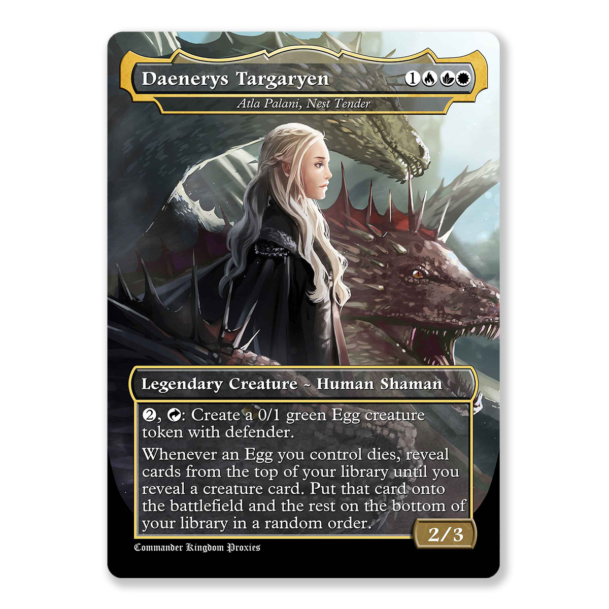 Atla Palani | Game of Thrones | Full Art Custom MTG Proxy Card