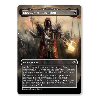 Bloodchief Ascension | Full Art Custom MTG Proxy Card