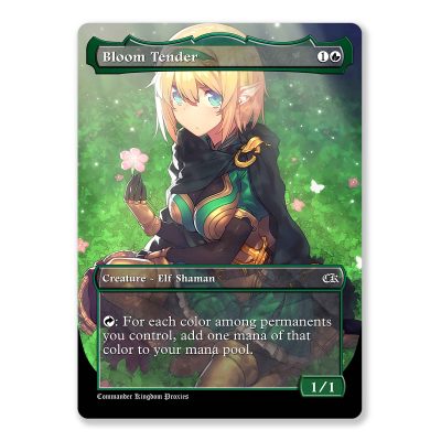Bloom Tender | Full Art Custom MTG Proxy Card