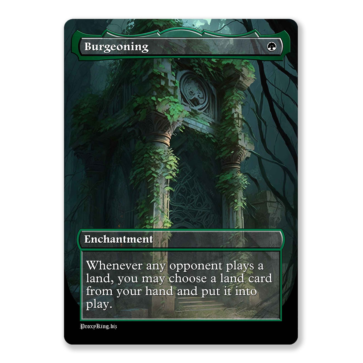 Burgeoning | Full Art Custom MTG Proxy Card