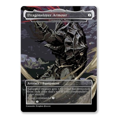 Commanders Plate | Dark Souls | Full Art Custom MTG Proxy Card