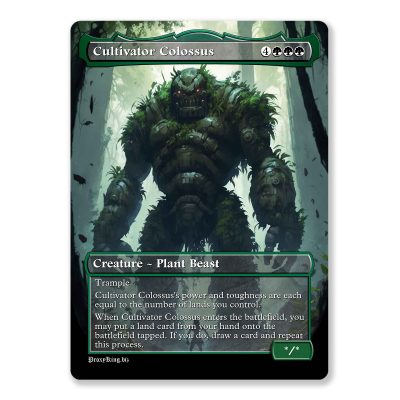 Cultivator Colossus | Full Art Custom MTG Proxy Card