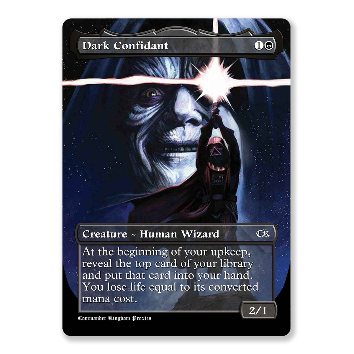 Dark Confidant | Star Wars | Full Art Custom MTG Proxy Card