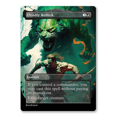 Deadly Rollick | Full Art Custom MTG Proxy Card
