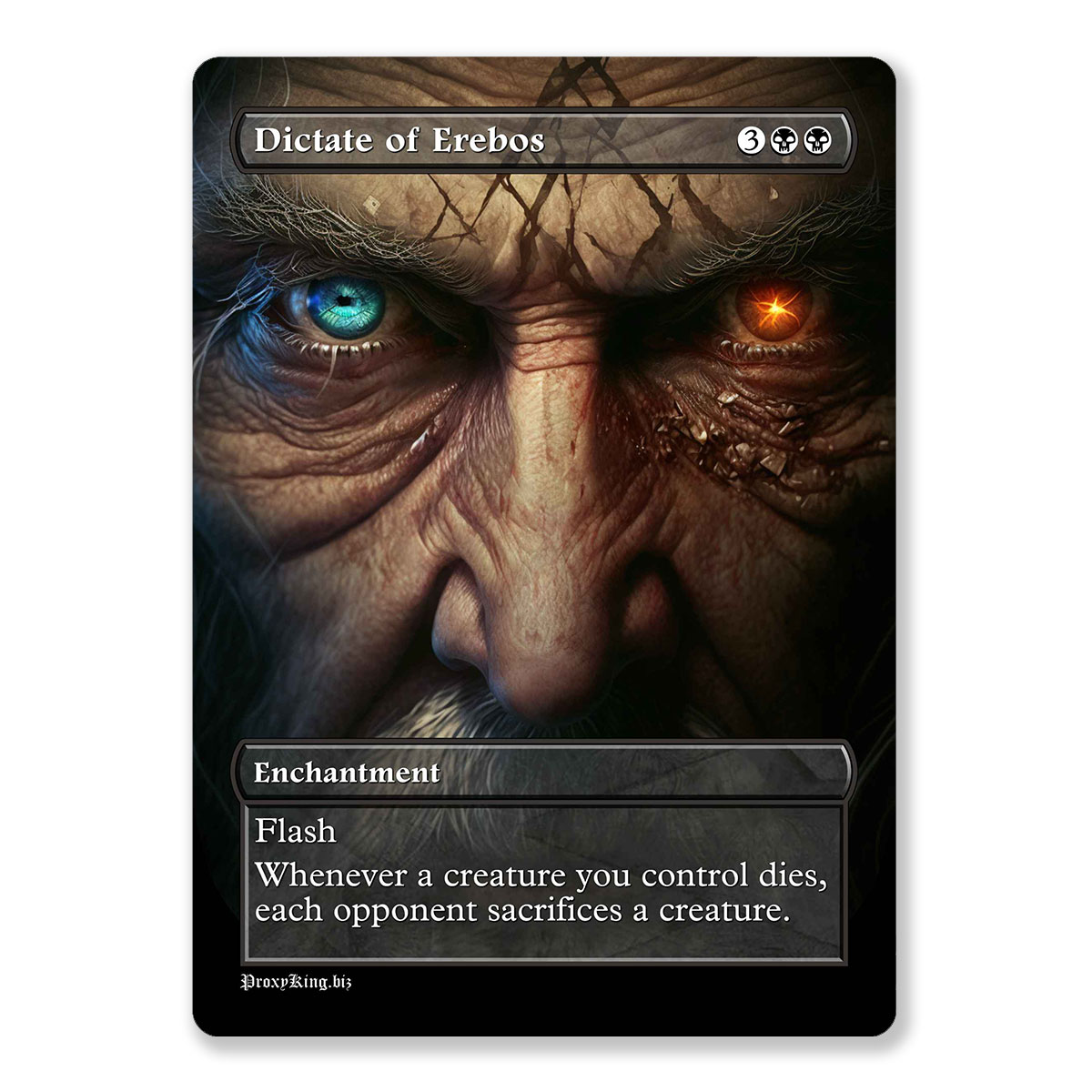 Dictate of Erebos | Full Art Custom MTG Proxy Card