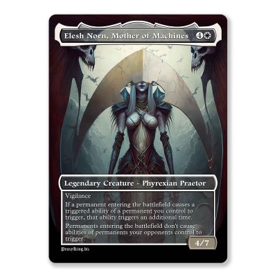 Elesh Norn Mother of Machines | Full Art Custom MTG Proxy Card