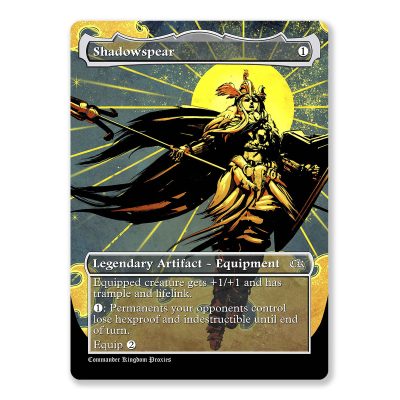 Shadowspear | Full Art Custom MTG Proxy Card
