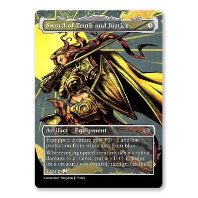 Sword of Truth and Justice | Full Art Custom MTG Proxy Card