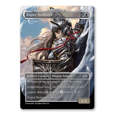 Esper Sentinel | Full Art Custom MTG Proxy Card