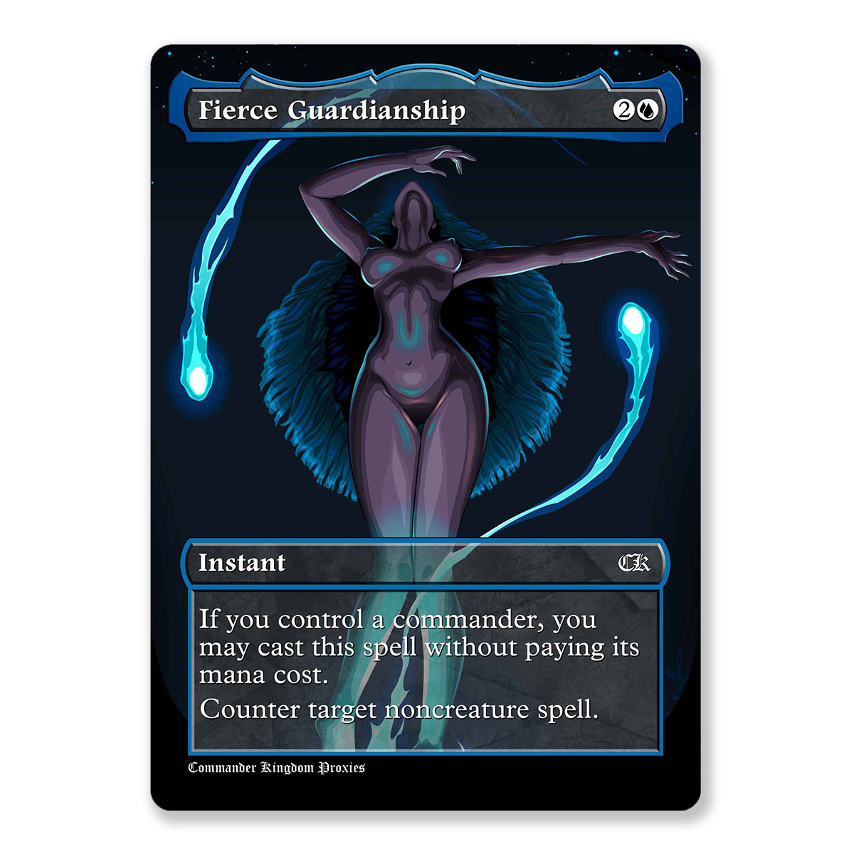 Fierce Guardianship | Full Art Custom MTG Proxy Card