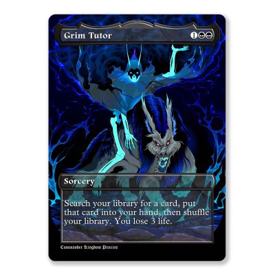 Grim Tutor | Full Art Custom MTG Proxy Card