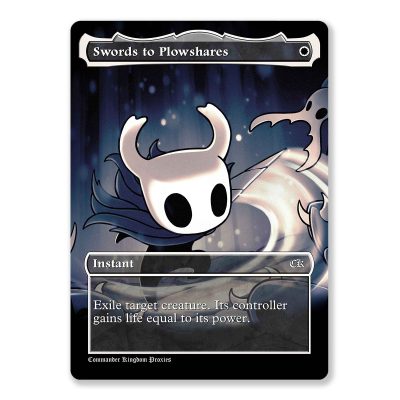 Swords to Plowshare | Hollow Knight | Full Art Custom MTG Proxy Card