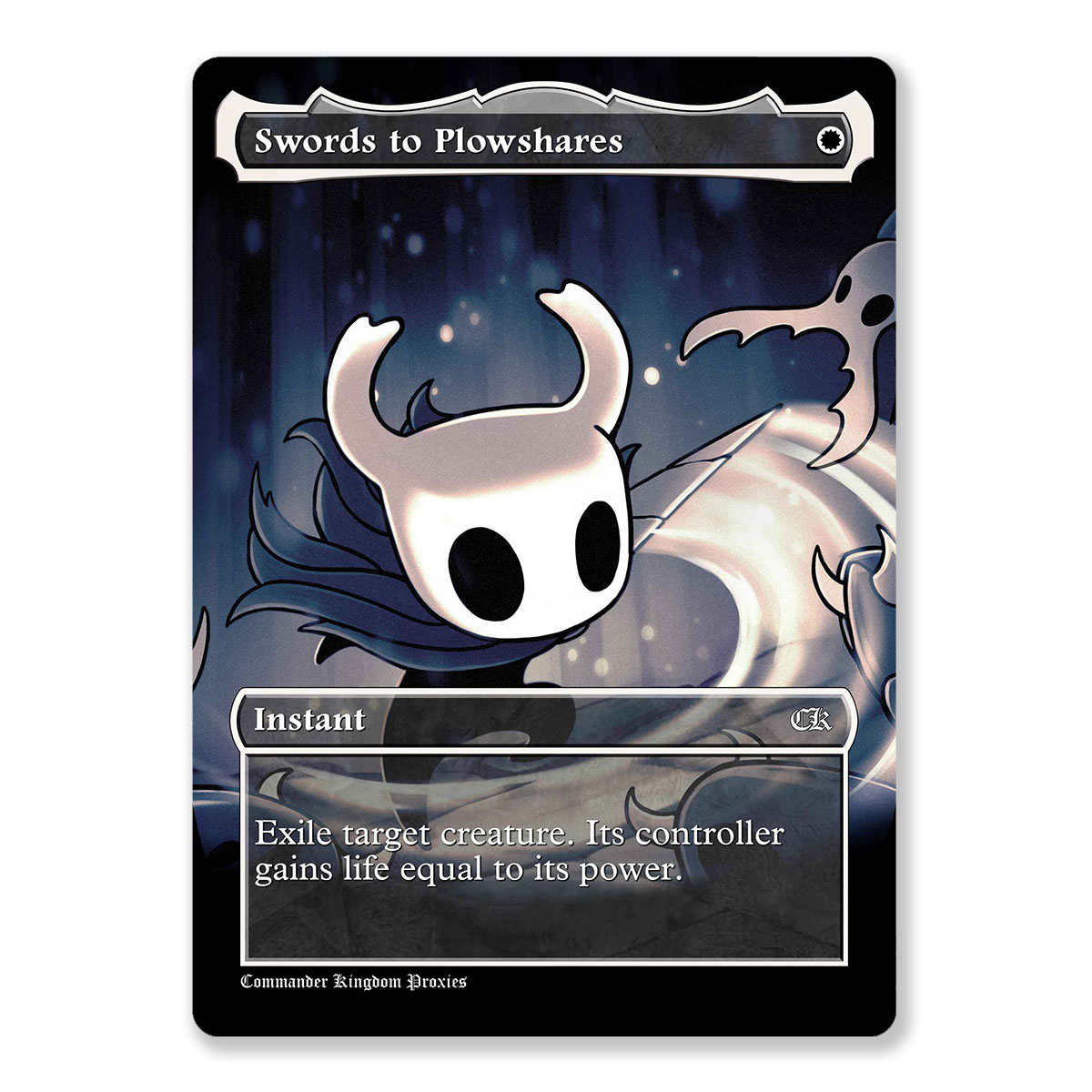 Swords to Plowshare | Hollow Knight | Full Art Custom MTG Proxy Card