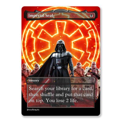 Imperial Seal | Star Wars | Full Art Custom MTG Proxy Card