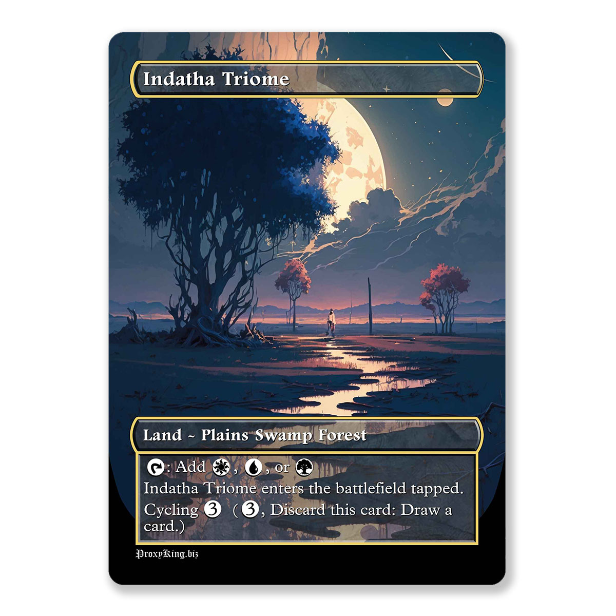 Indatha Triome | Full Art Custom MTG Proxy Card