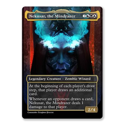Nekusar, the Mindrazer | Full Art Custom MTG Proxy Card
