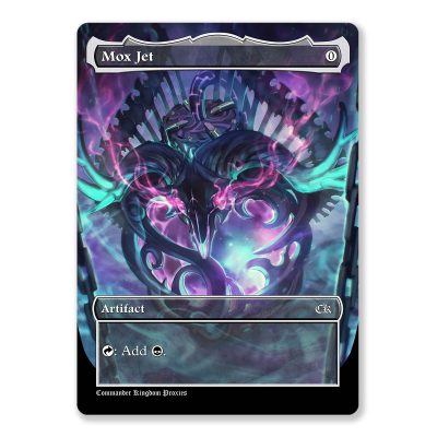 Mox Jet | Power 9 | Full Art Custom MTG Proxy Card