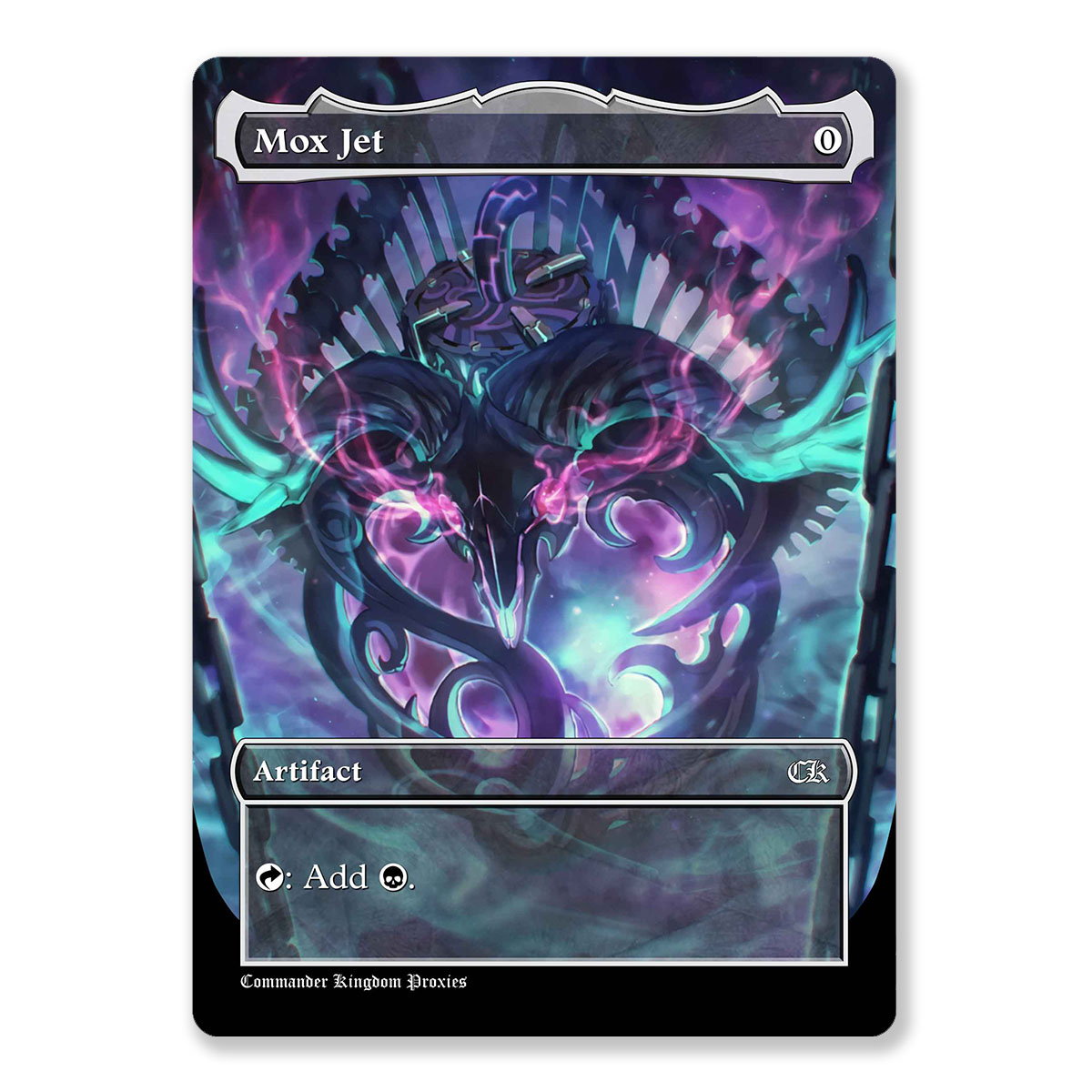 Mox Jet | Power 9 | Full Art Custom MTG Proxy Card