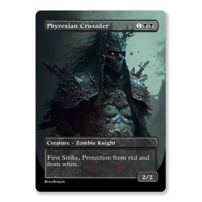 Phyrexian Crusader | Full Art Custom MTG Proxy Card