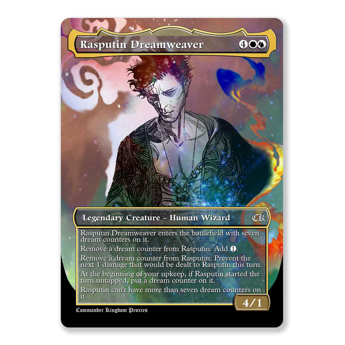 Rasputin Dreamweaver | Full Art Custom MTG Proxy Card