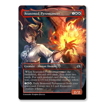 Seasoned Pyromancer | Full Art Custom MTG Proxy Card