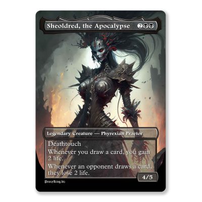 Sheoldred the Apocalypse | Full Art Custom MTG Proxy Card