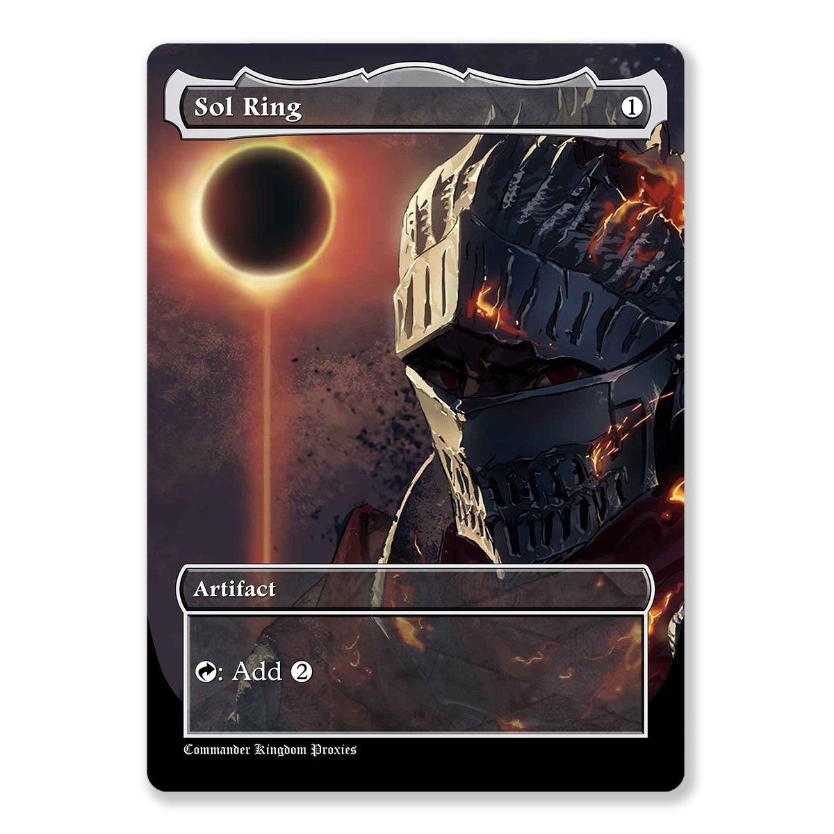 Sol Ring | Dark Souls | Full Art Custom MTG Proxy Card
