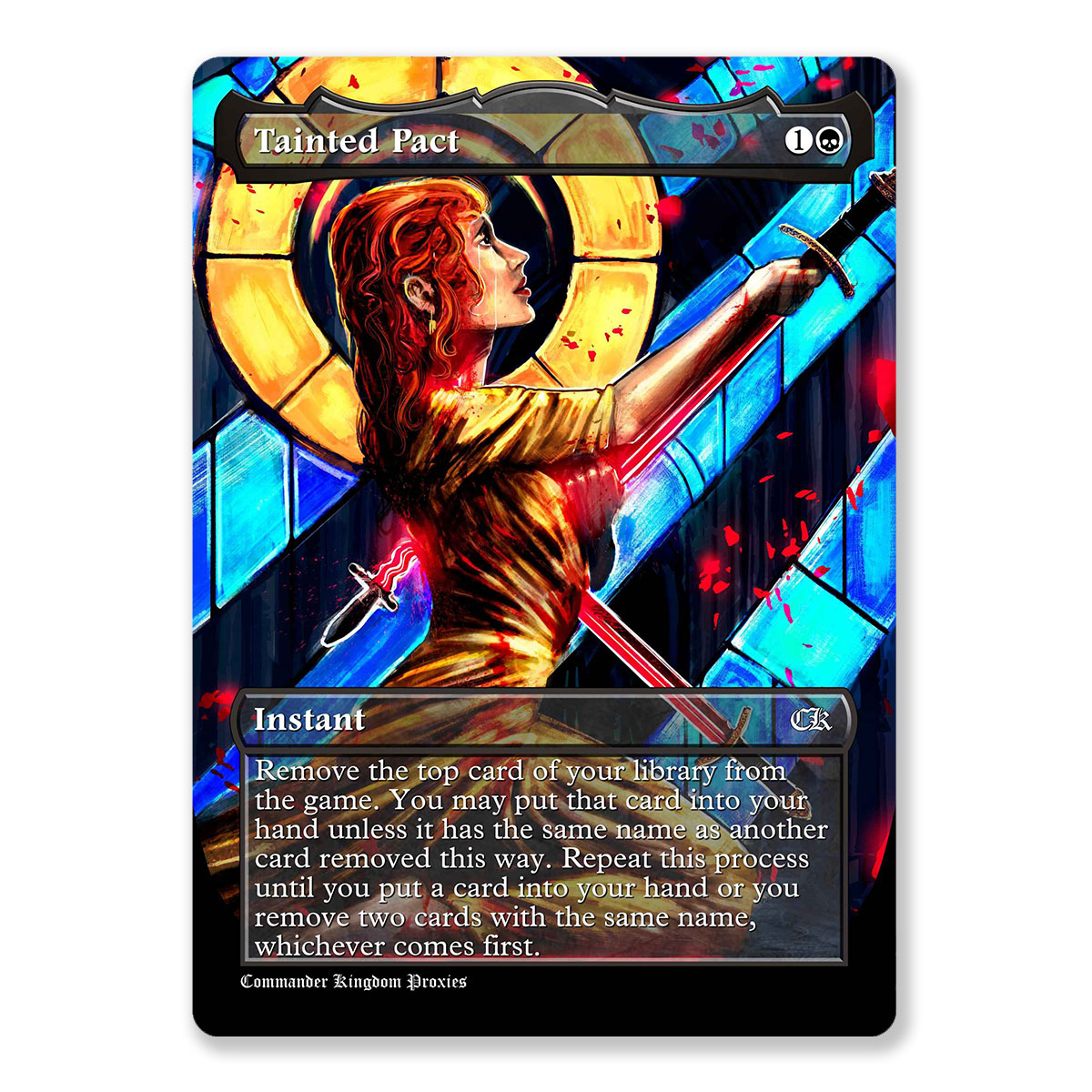 Tainted Pact | Full Art Custom MTG Proxy Card