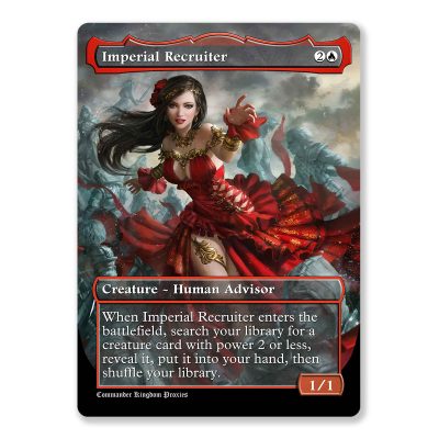 Imperial Recruiter | Full Art Custom MTG Proxy Card