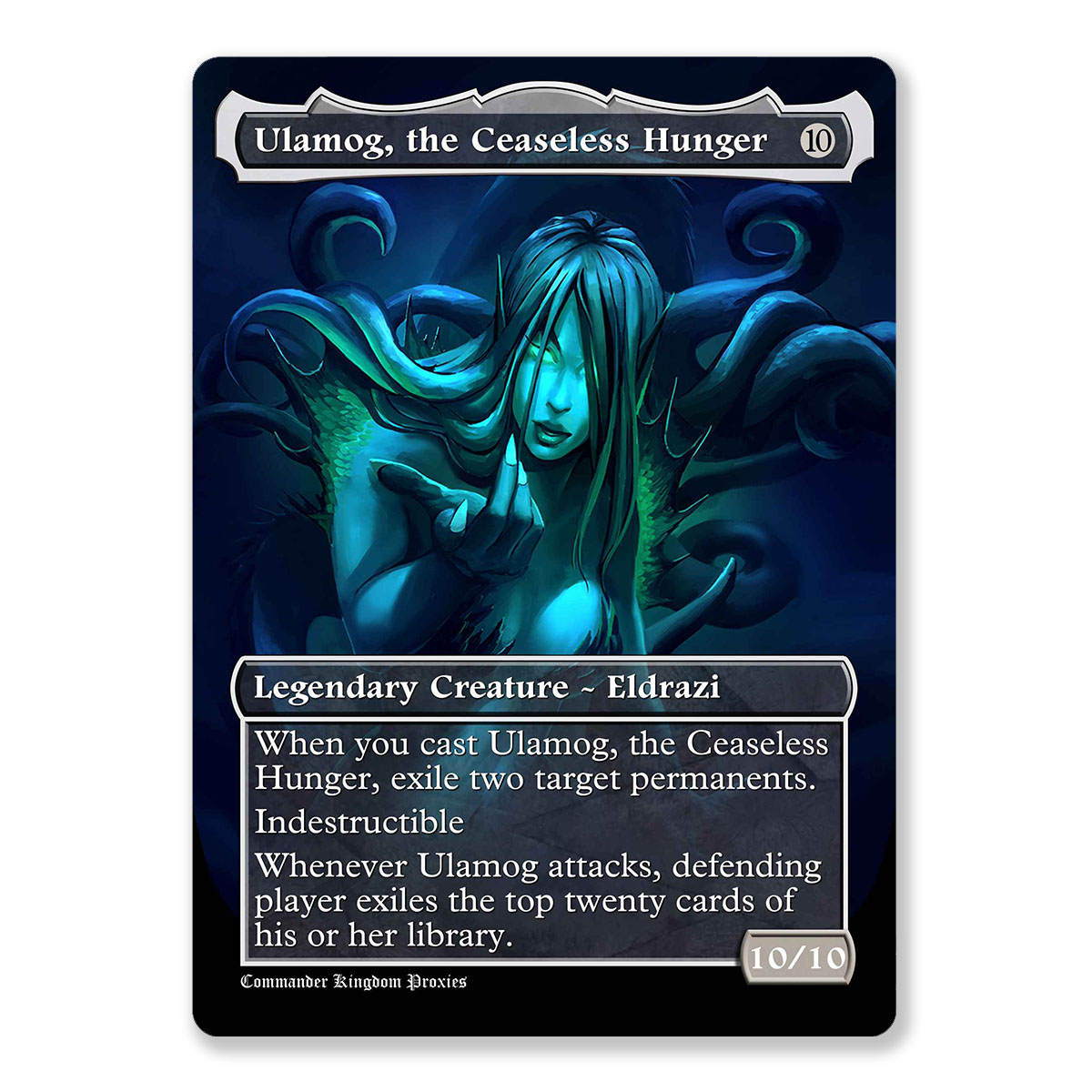 Ulamog, the Ceaseless Hunger | Full Art Custom MTG Proxy Card
