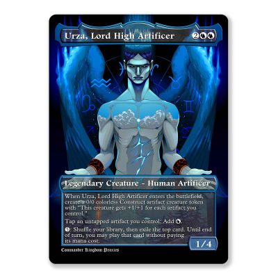 Urza, Lord High Artificer| Full Art Custom MTG Proxy Card
