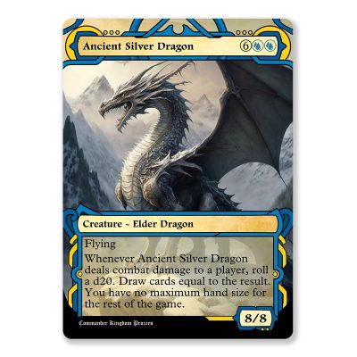 Ancient Silver Dragon | Mystical Archives Custom MTG Proxy Card
