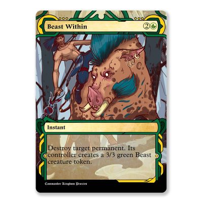 Beast Within | Mystical Archives Custom MTG Proxy Card