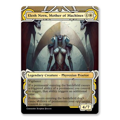 Elesh Norn Mother of Machines | Mystical Archives Custom MTG Proxy Card