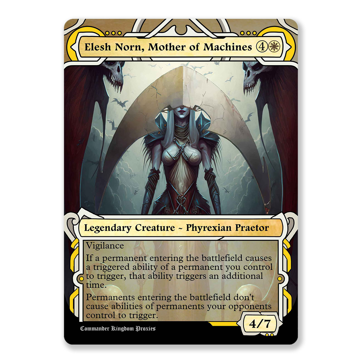 Elesh Norn Mother of Machines | Mystical Archives Custom MTG Proxy Card