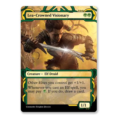 Leaf-Crowned Visionary | Mystical Archives Custom MTG Proxy Card