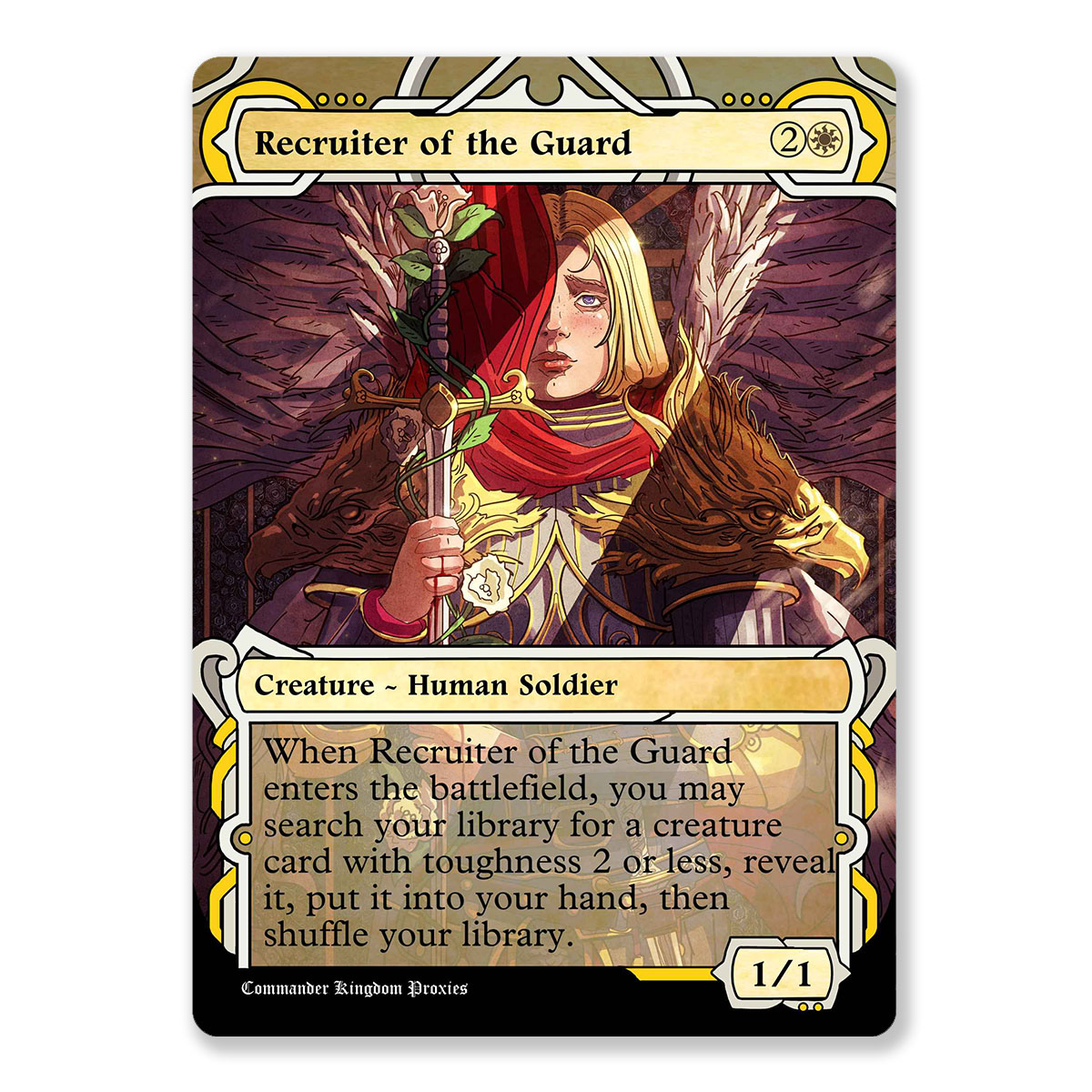 Recruiter of the Guard | Mystical Archives Custom MTG Proxy Card