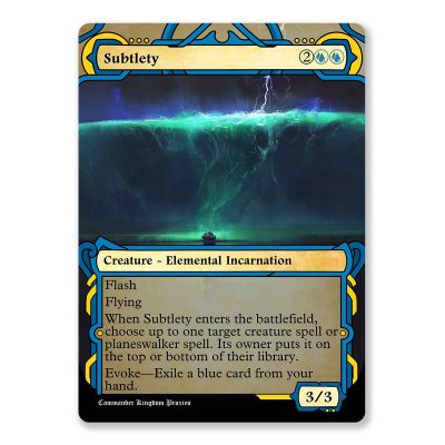 Subtlety | Mystical Archives Custom MTG Proxy Card