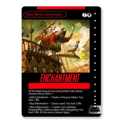 Black Market Connections | Nintendo Custom MTG Proxy Card