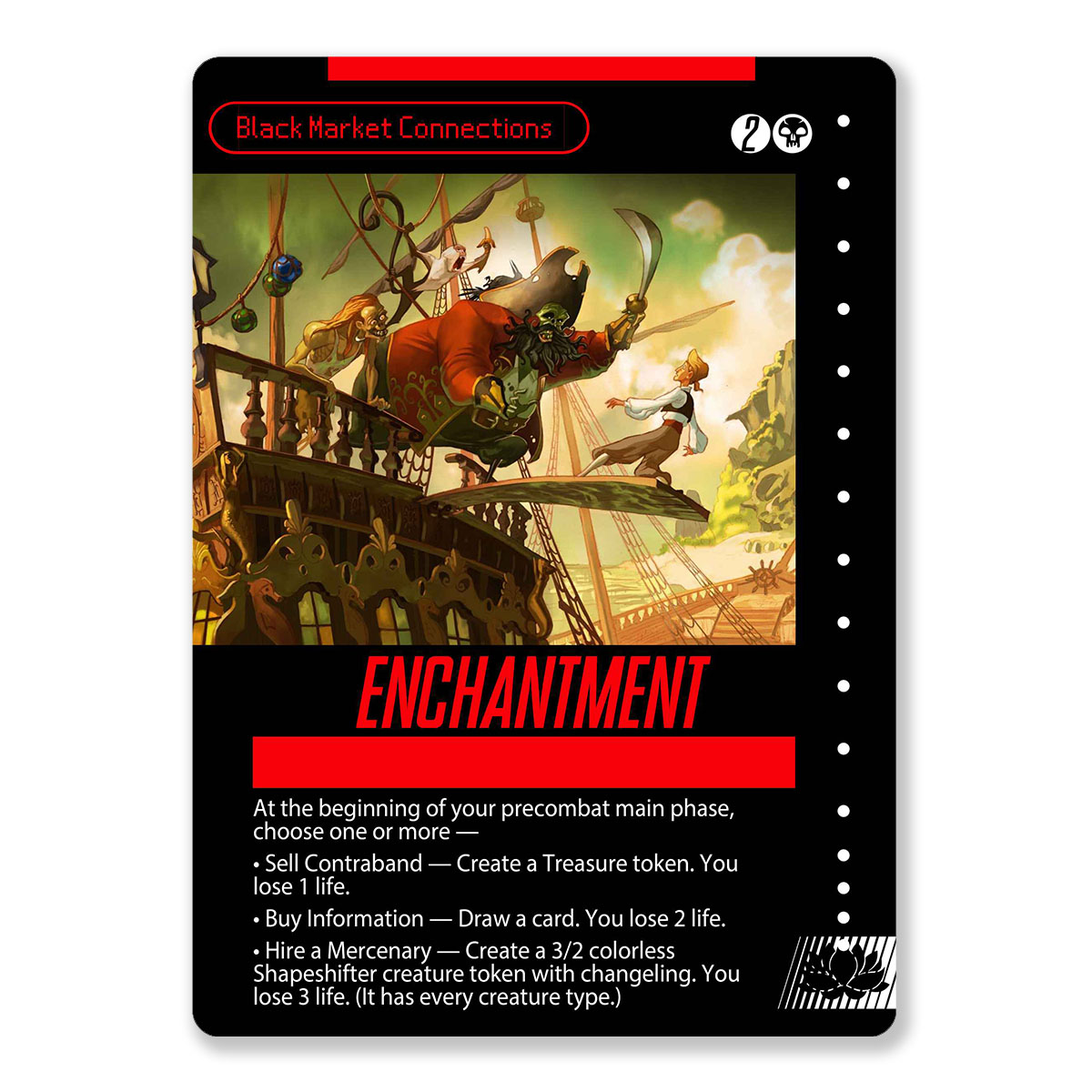 Black Market Connections | Nintendo Custom MTG Proxy Card