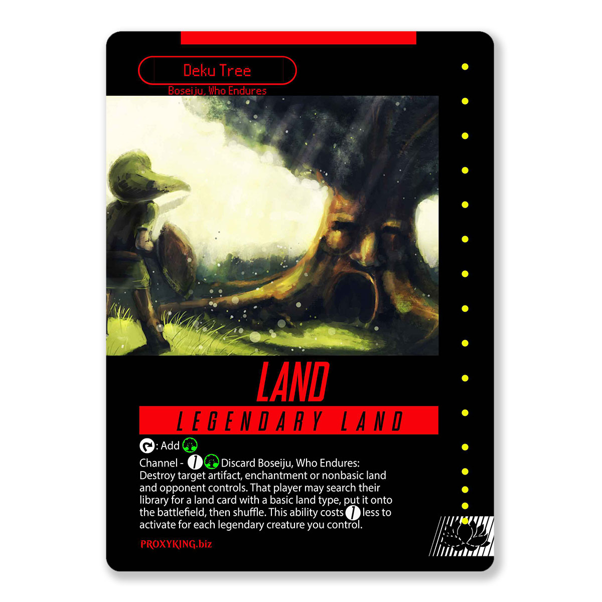 Boseiju Who Endures | Nintendo Custom MTG Proxy Card