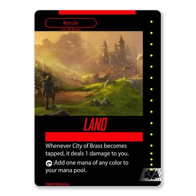 City of Brass | Nintendo Custom MTG Proxy Card