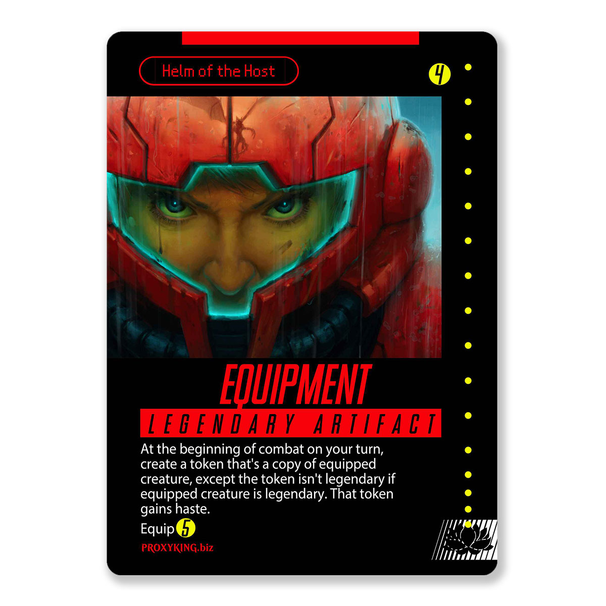 Helm of the Host | Nintendo Custom MTG Proxy Card