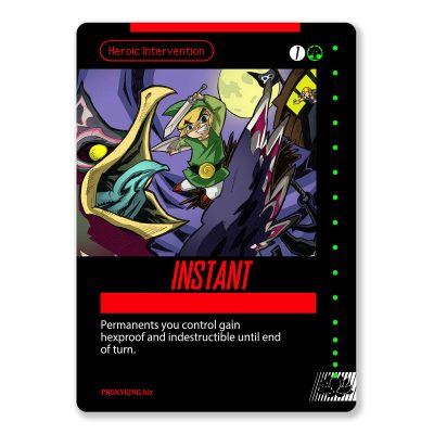 Heroic Intervention | Nintendo Custom MTG Proxy Card